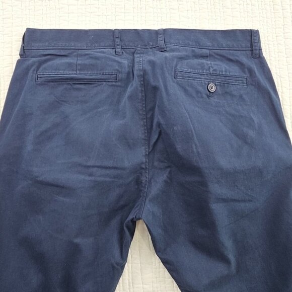 J.Crew Men's $98 250 Skinny Fit Pant Stretch Chino Navy 34X32 AB613 NWOT Classic - Picture 10 of 16